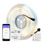 ruban led 576 led 2700k 6500k 24v clips horizontales moderne blanc jaune bleu