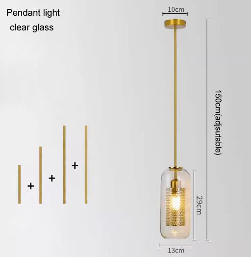 lampe murale moderne or transparent texture nid d'abeille éclairage chambre cuisine salle manger entree
