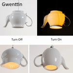Lampe suspendue céramique dans différentes couleurs disponibles chez Ombre Interieur