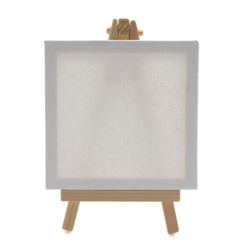 peinture acrylique kit 12 couleurs palette pinceaux clips toile bois classique enfants art