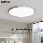 lampe led moderne blanc 23cm 30cm 36cm opaque surface flux lumineux