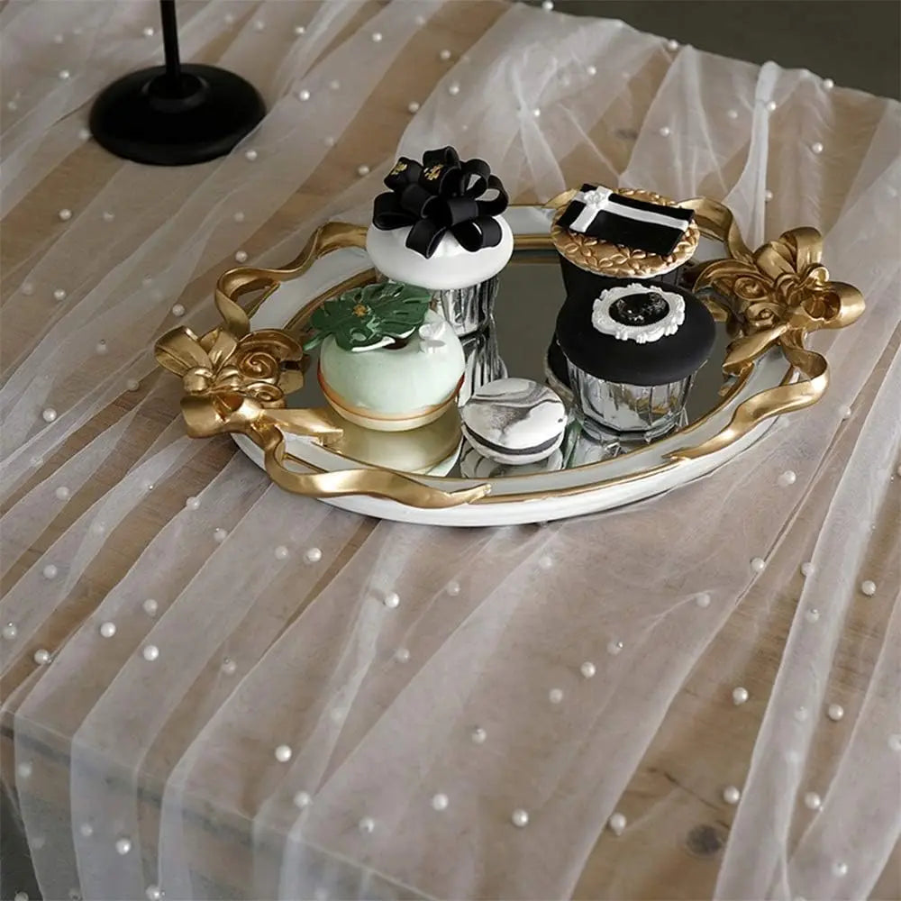 voile table blanc blanches moderne mariage réutilisable translucent classiqueDecoration événementFleur
