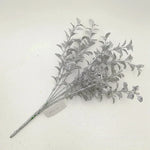 Bouquet artificiel feuilles rondes vert gris décoration intérieure salon jardin naturel rustique decoration cadeau