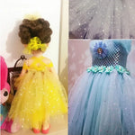 tulle paillettes bleu rose vert violet noir blanc 15cm 10yards polyester décoratif mariage anniversaire