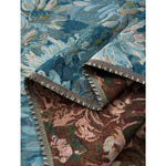 tissu chenille polyester opaque fleurs motifs peinture huile sofa coussin diyversible tablecloth nappe