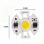 plaque led blanc moderne 31mm 31mm circulaire composants électroniques 7w 12w