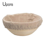 panier pain rotin naturel traditionnel tissu doux fermentation baguette ovale round respectueux environnement