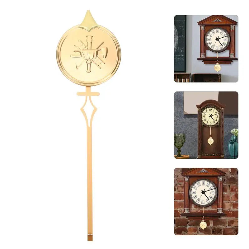 pendule or horloge murale classique vintage réparation bricolage accessoire horloger partie horloge remplacement métal