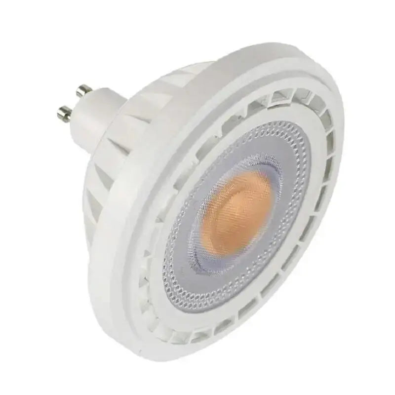 ampoule led spot gu10 g53 blanc aluminium moderne grille refroidissement clips