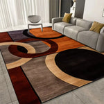tapis moderne géométrique orange rectangle salon chambre prière extérieur commercialisation