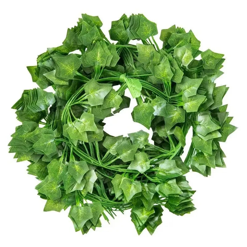 guirlande artificielle vigne soie extérieure feuilles vertes naturel accrochable fête maison decoration