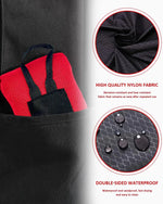 couverture poche rouge compacte ribbed portable pliable imperméable plage camping sac rangement