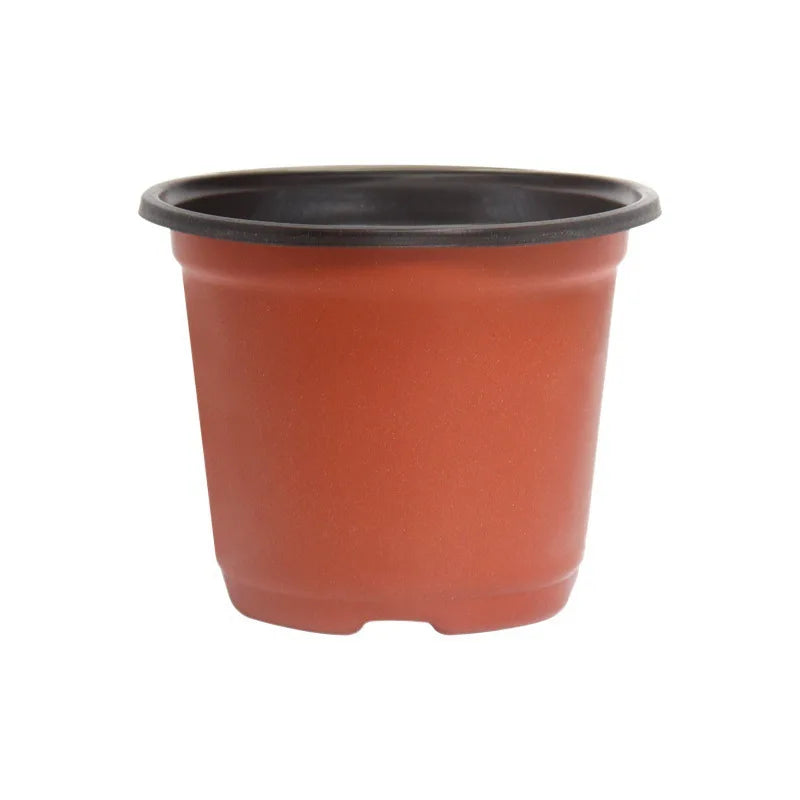 pots fleurs marron noir classiques grille drainage pack 20 pièces