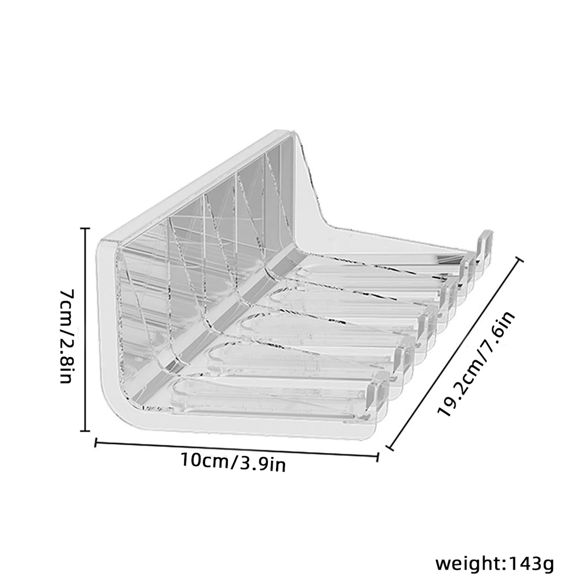porte sacs cuisine transparent adhésif moderne organisation rangement épices assaisonnement réutilisable plastique multiple