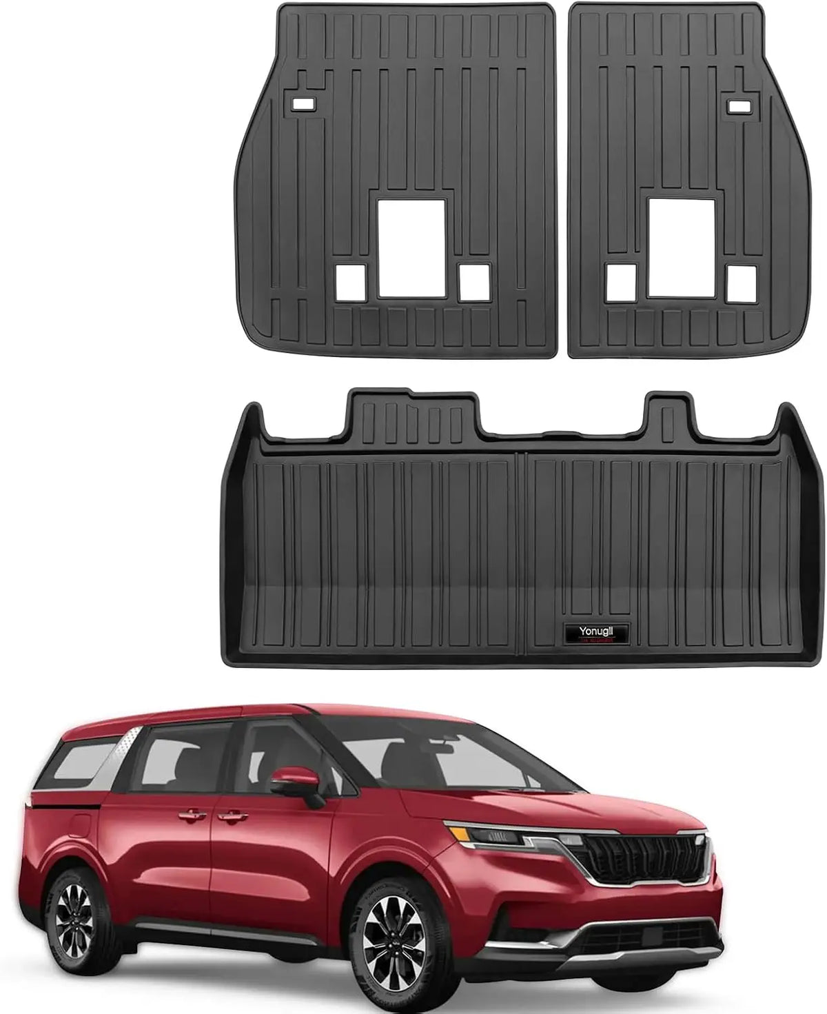 tapis sol voiture noir antidérapant caoutchouc fibre synthétique non glissant clips moderne