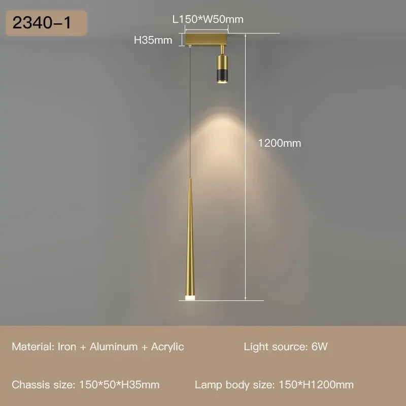 suspension lumineuse or noir moderne minimaliste touch control interrupteur eyelets chambre salon