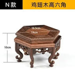 présentoir bois chinois traditionnel tasses thé stands empilables boîte ornements plantes vertes decoration