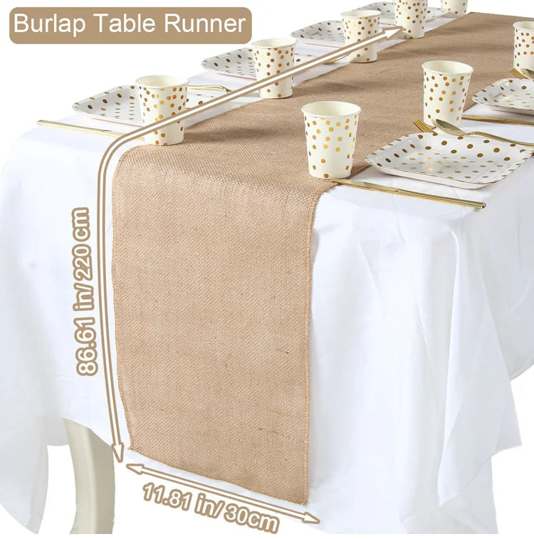 nappe rustique tissu toile beige marron clair blanc texture grossière mariage champêtre hydrangeas fleurs