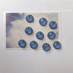 brillantes rose blanches vertes bleues jaunes grisées modernes minimalistes translucentes adhésives pack10pc