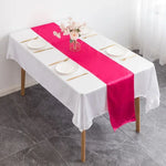 table chemin table uni moderne rouge blanc jaune doré bleu roi beigeclair opacité saisonmariages