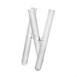 vases transparents modernes stries tubes hauteur 24cm fleurs feuilles decointérieur minimalistestyle