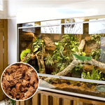 substrat coco copeaux terrarium reptiles tortues gecko serpent grenouille naturel animal camouflage jardinage biotope
