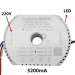 pilote led tension constante 24v 30v 240v ac blanc moderne driver perforations suspension led