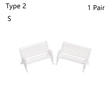 petit banc miniature résine décoratif jardin féerique maison poupée micro paysage