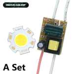 kits led puissants 3w 5w 7w 10w blanc froid neutre chaud 300ma