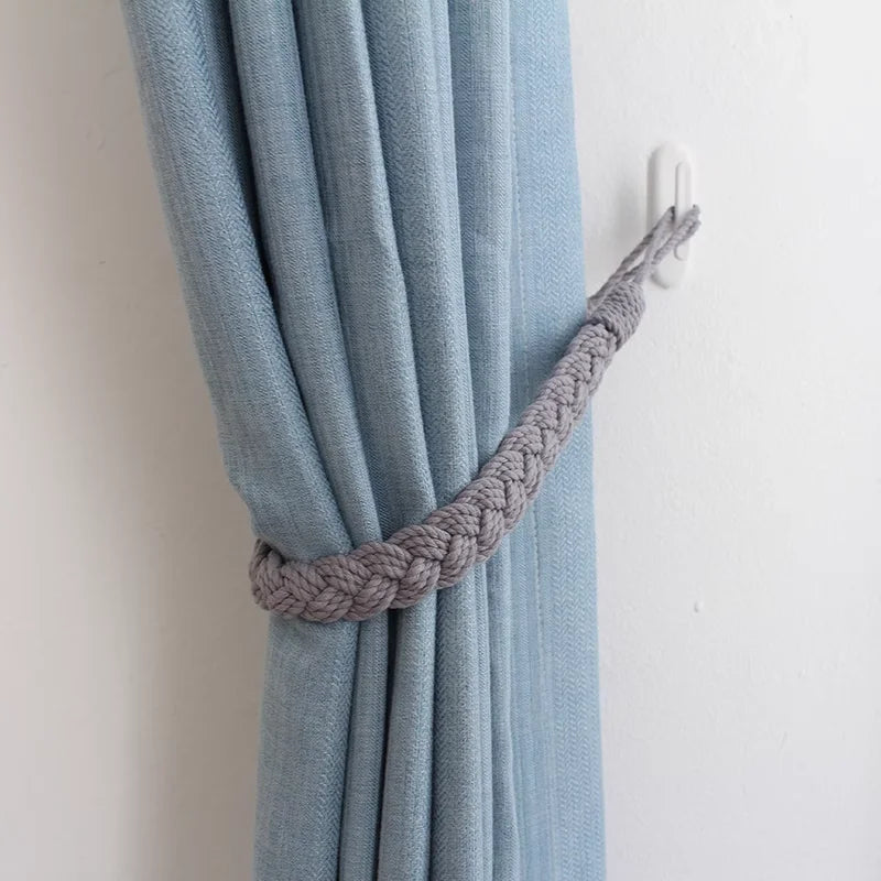 corde tressée artisanale motif régulier opaque rustique beigeclair chambre salon decoration