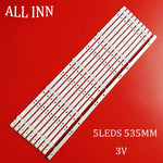 bande led rétro éclairage blanc clips fixation 535 mm 3v modernes