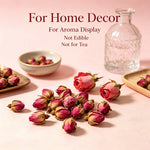 décoration intérieure boutons rose violets séchés DIY artisanal ornement mariage anniversaire