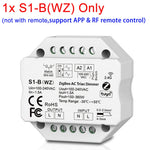 interrupteur lumière intelligent blanc moderne minimaliste zigbee wifi alexa google assistant