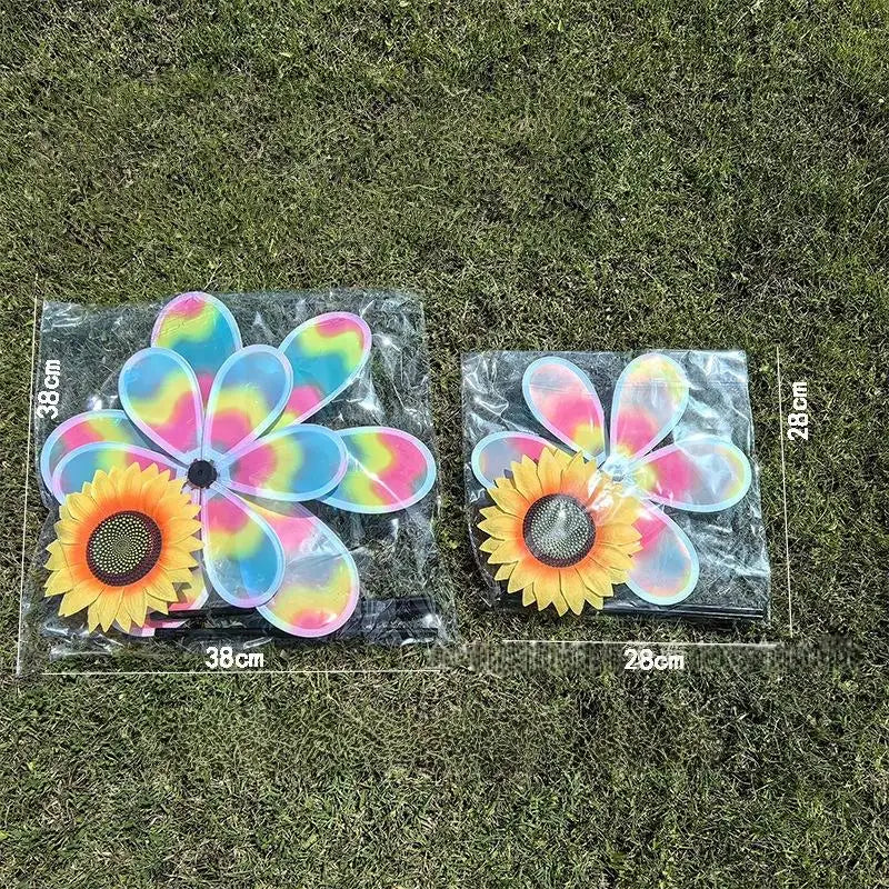 décoratif moderne fleur colorée rayures orange jaune bleu rose vert tringle noire extérieur jardin