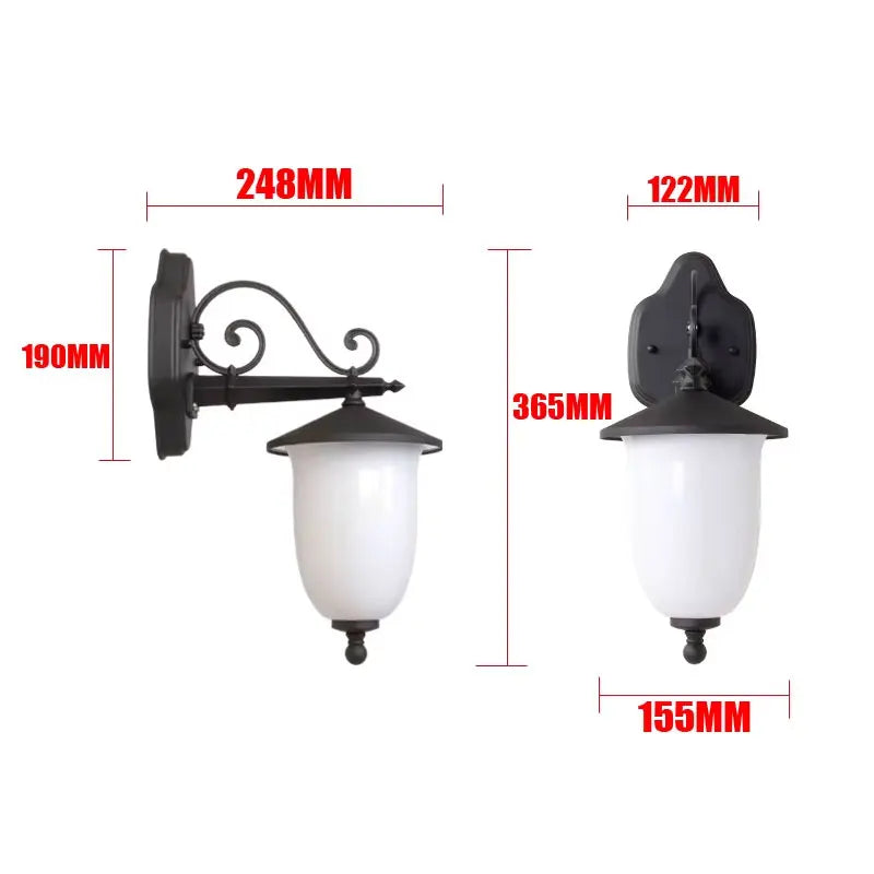 lampe murale industrielle led noir texture métallique classique 10m² chambre entrée étude salle bain