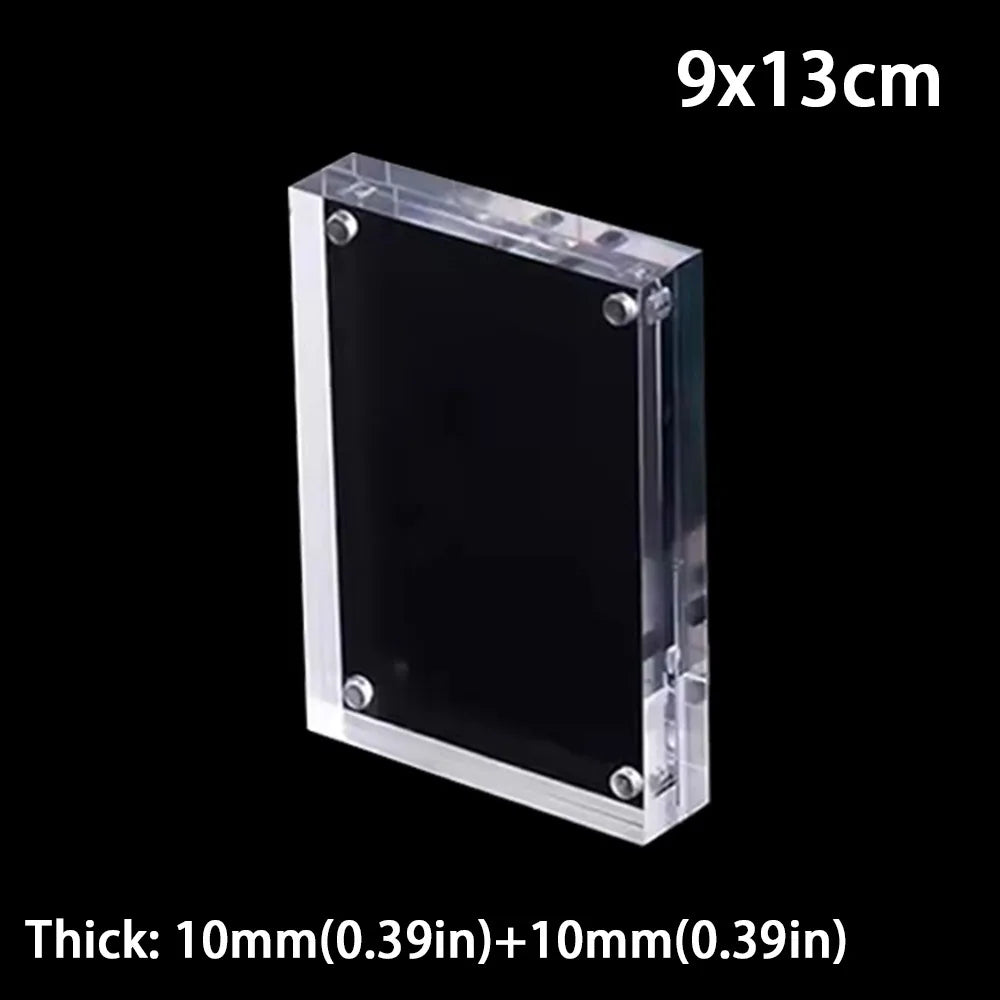 cadre photo moderne transparent 10x15cm 15x21cm 5x8cm 6x9cm 7x10cm 7x12cm 9x13cm