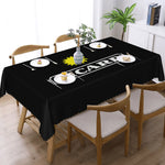 nappe table bleu marine logo ricard moderne imperméable résistance taches 66x183cm