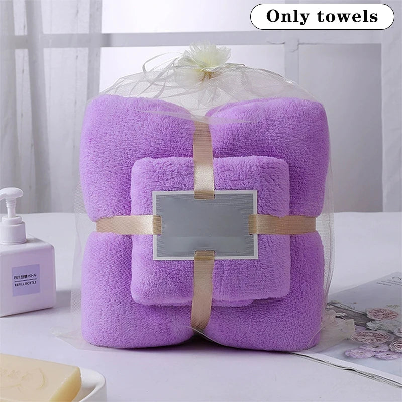 serviette face absorption rapide toilette polyester coton rose beige vert blanc bleu violet douce