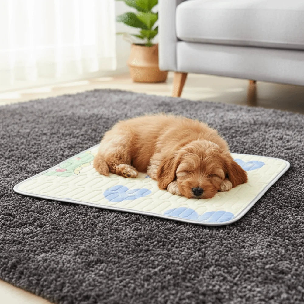 tapis confortable moderne animaux motif géométrique blanc gris bleu clair