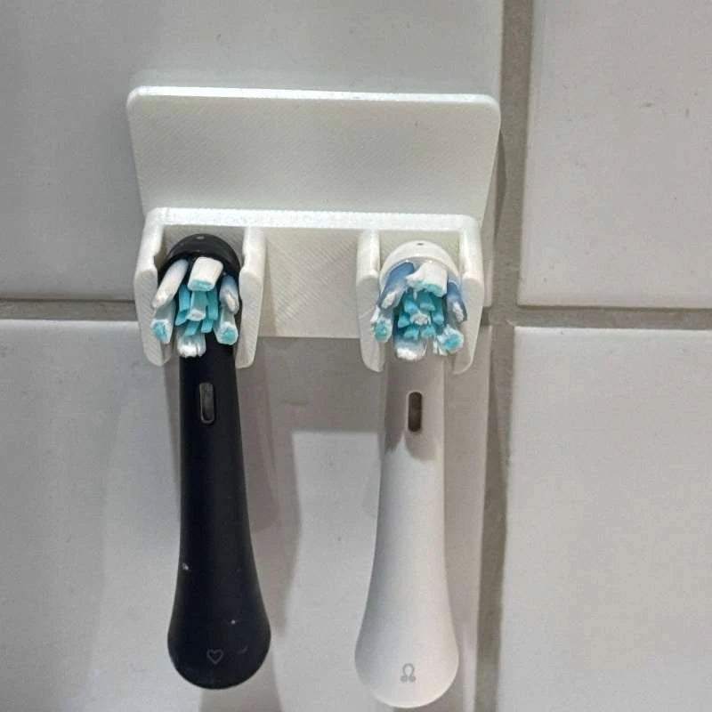 porte brosses dents adhésif blanc moderne salle bain stockage abs légèrement rugueux