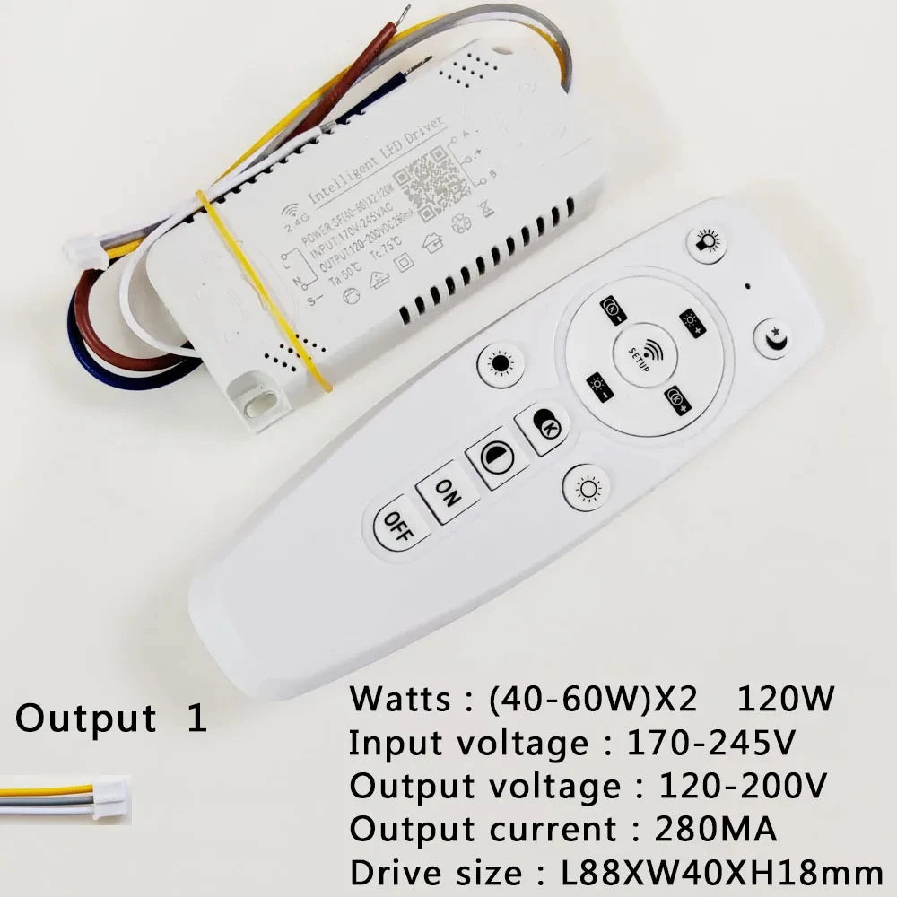 contrôleur led intelligent télécommande câbles signalisation entrée led 1050v moderne blanc