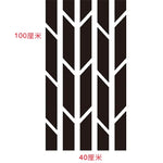 panneau decoratif acrylique geometrique moderne blanc noir decoration mur salon chambre