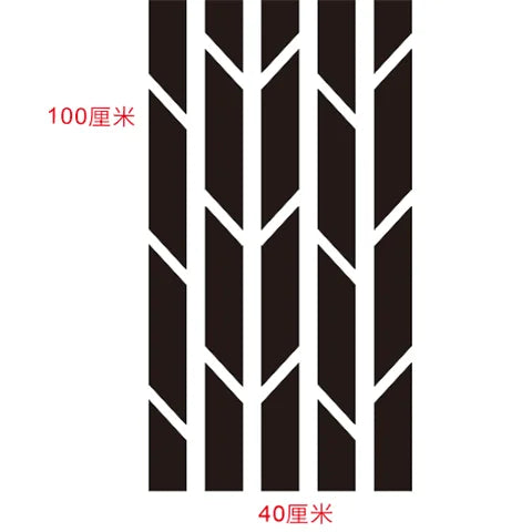 panneau decoratif acrylique geometrique moderne blanc noir decoration mur salon chambre