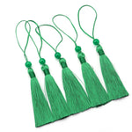 pompons multicolores texturés franges 12cm 5cm longueur traditionnels décoratifs 10pcs
