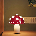 lampe poser champignon enfant rechargeable usb led rouge blanc vert violet bleu moderne chambre