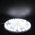 plaque led moderne aimantée blanc neutre 12w 18w 24w 36w 2835 leds autonome