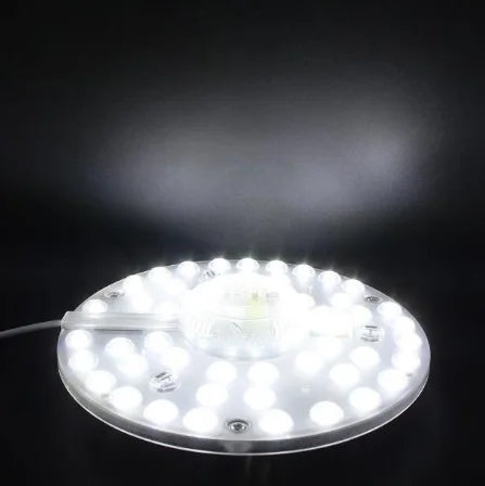 plaque led moderne aimantée blanc neutre 12w 18w 24w 36w 2835 leds autonome
