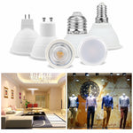 ampoules led blanc froid 120deg mat modernes e14 e27 gu10 mr16 opaques 50000hrs