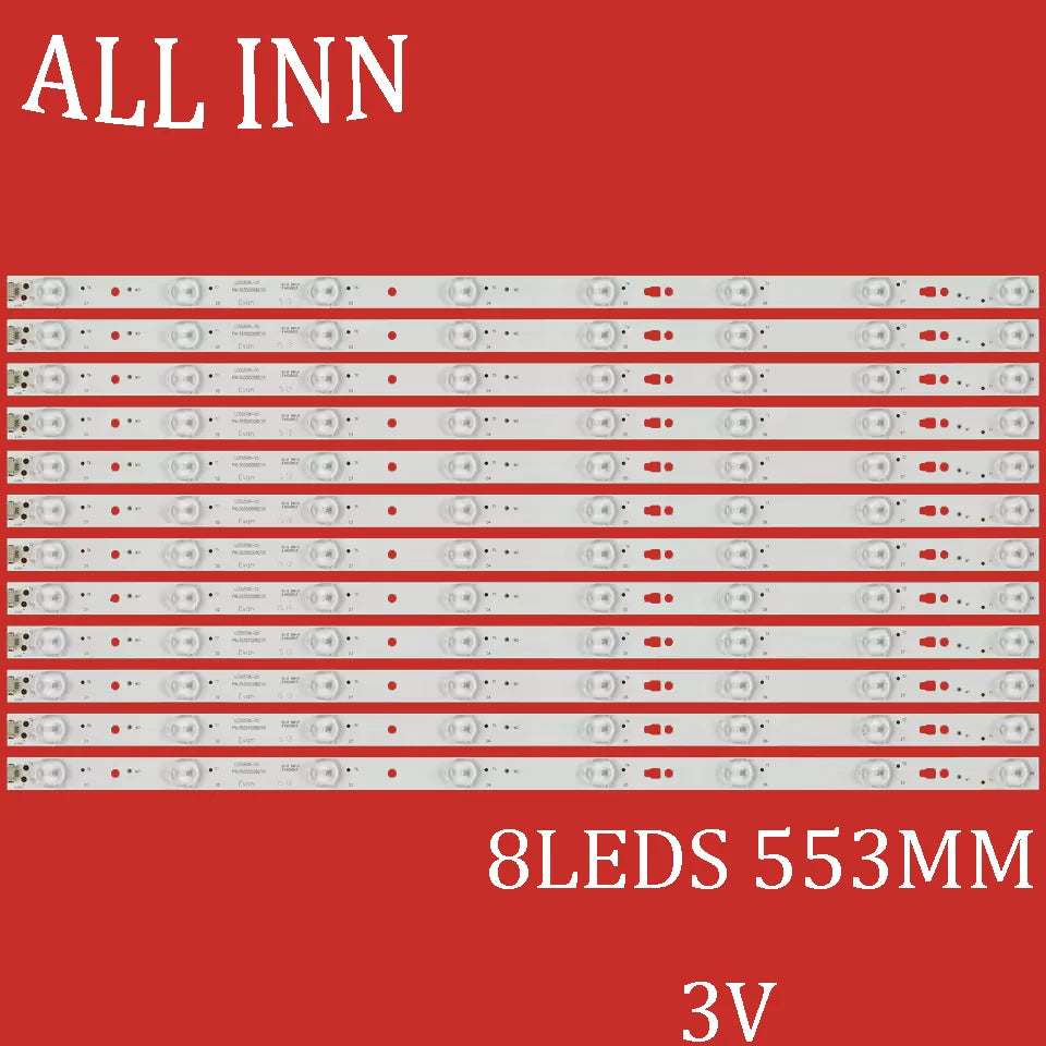 ruban led blanc moderne 553mm leds 3v connecteur souder