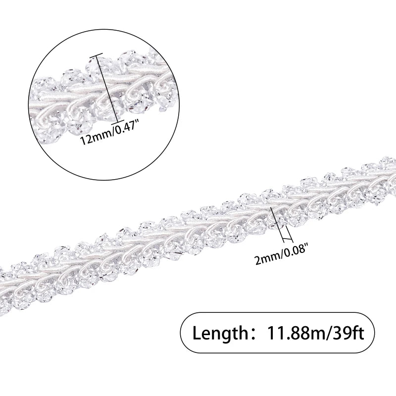 ruban décoratif classique dorées noir ruban tressé daim 13mm 10m dentelle polyesterUsageIdEOF